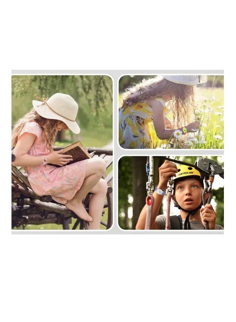 أساور معصم Airtag للأطفال، سوار للأطفال متوافق مع Apple AirTag، حزام نايلون لتتبع الكاسيت، ملحقات للأطفال الصغار والبالغين، قابل للتعديل ومضاد للضياع (عبوة من قطعتين) - Image 4