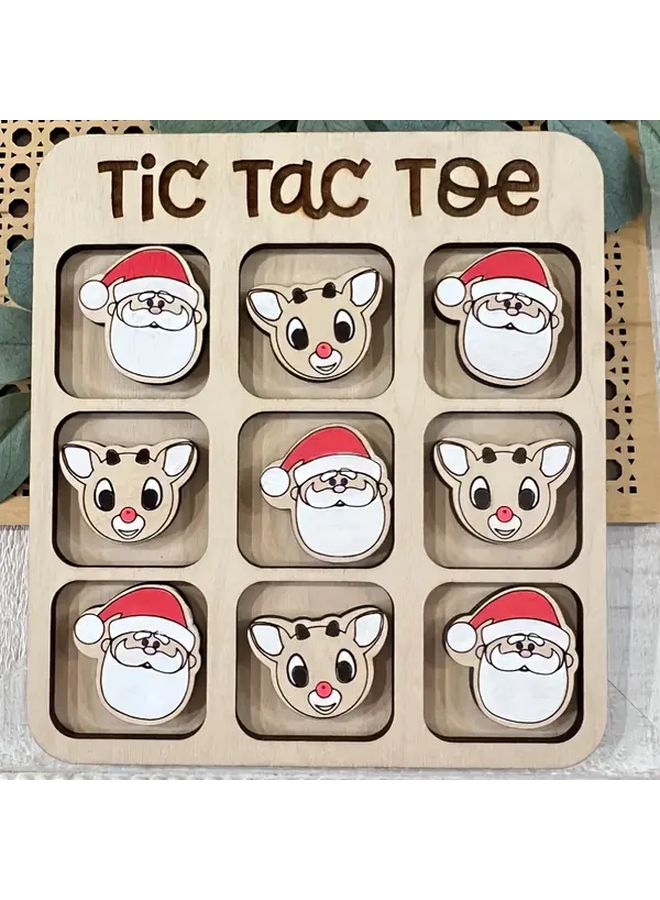 سانتا كلوز ورنة تيك تاك تو لعبة عيد الميلاد هدية مثالية للعائلة - Image 2