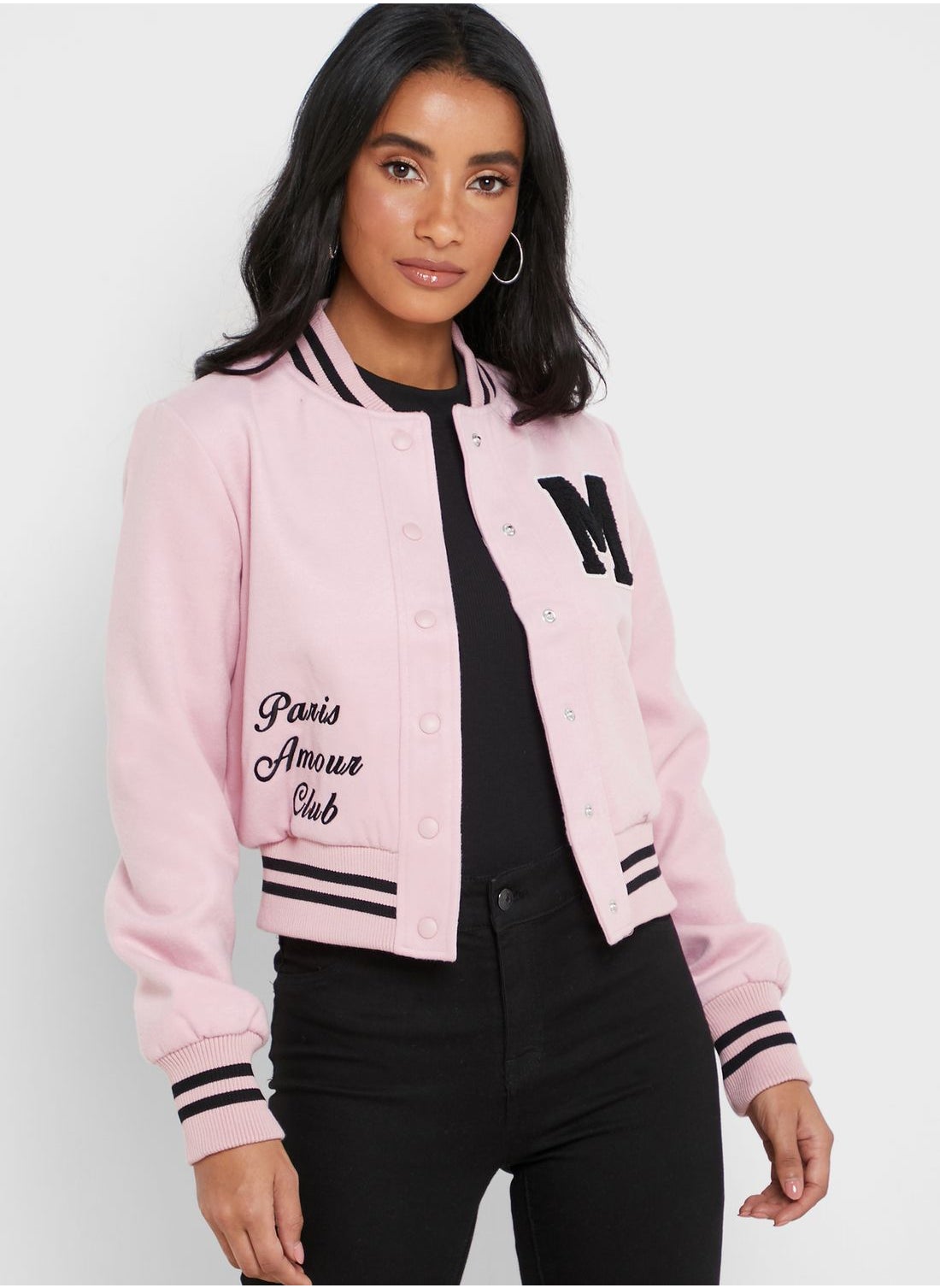 Amour Paris Varsity Jacket