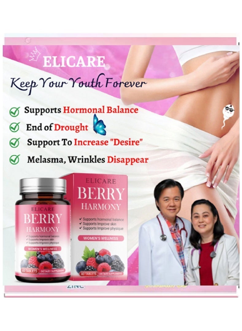 BERRY Original Berry Harmony Dietary Supplement for Women with Vitamins & Natural Extracts - Image 4
