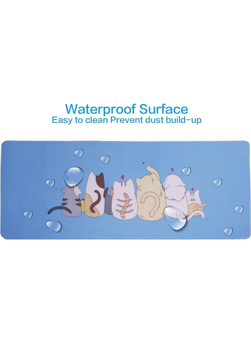 Y&D 50*100*0.3cm Office Computer Keyboard Mouse Pad - Image 3