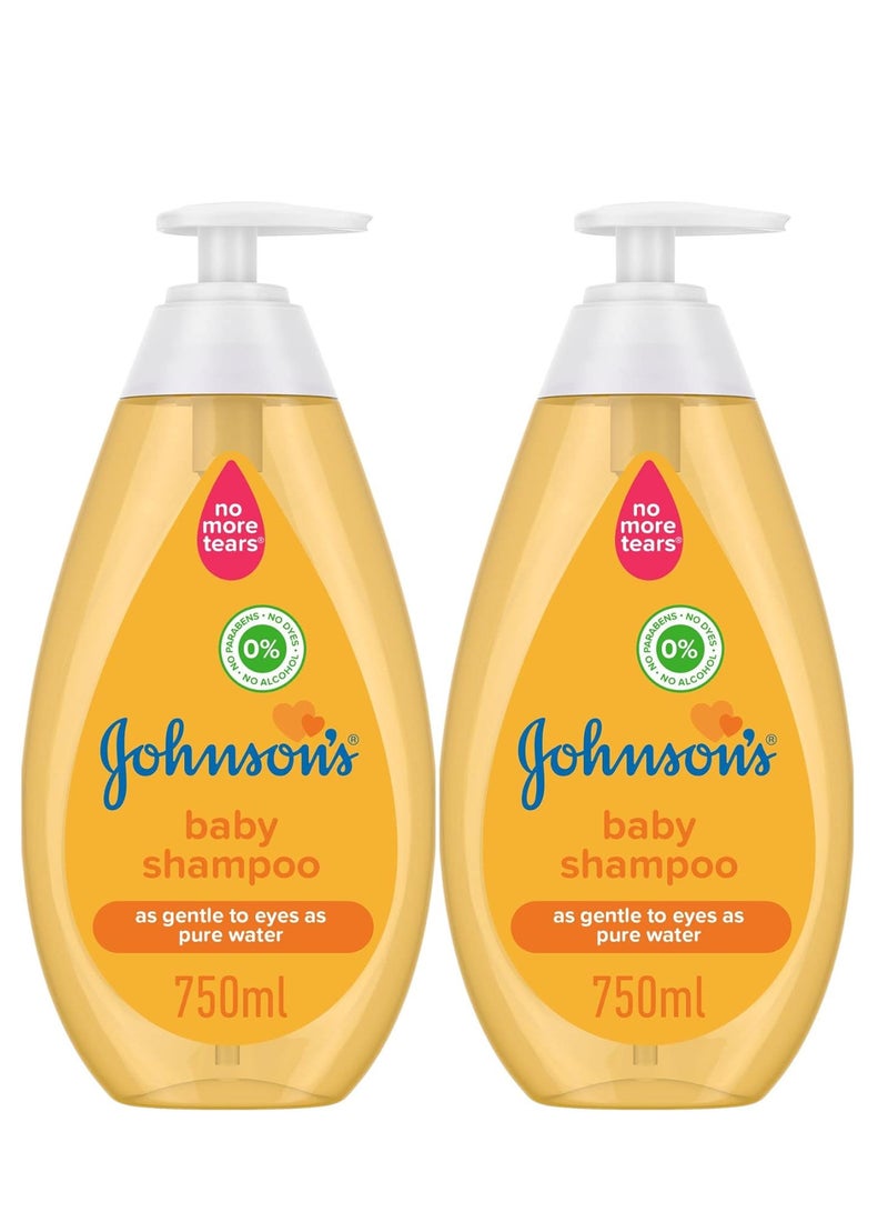 Johnson's Pack Of 2 Johnson Baby Shampoo 750 ML - Image 1