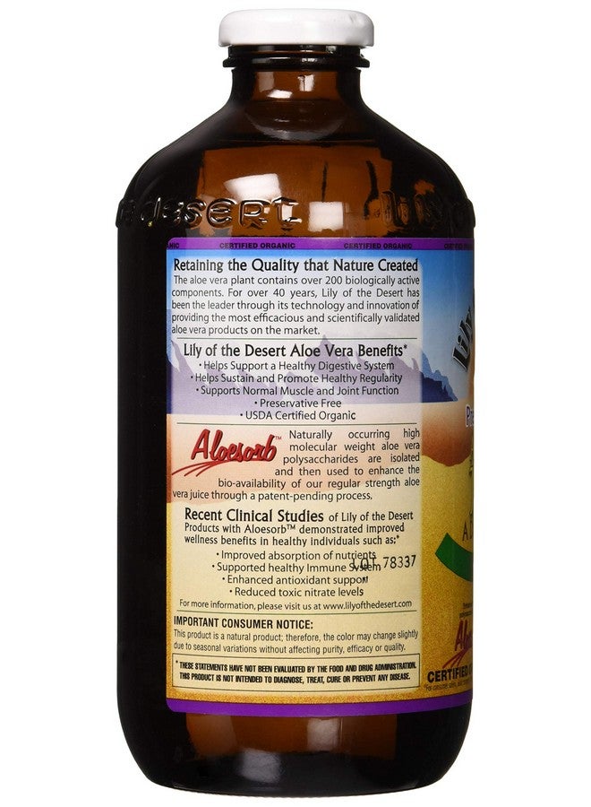 Lily Of the Desert Lily Of The Desert PF Whole Leaf Aloe Vera Juice, 32 Fluid Ounce  - Image 2