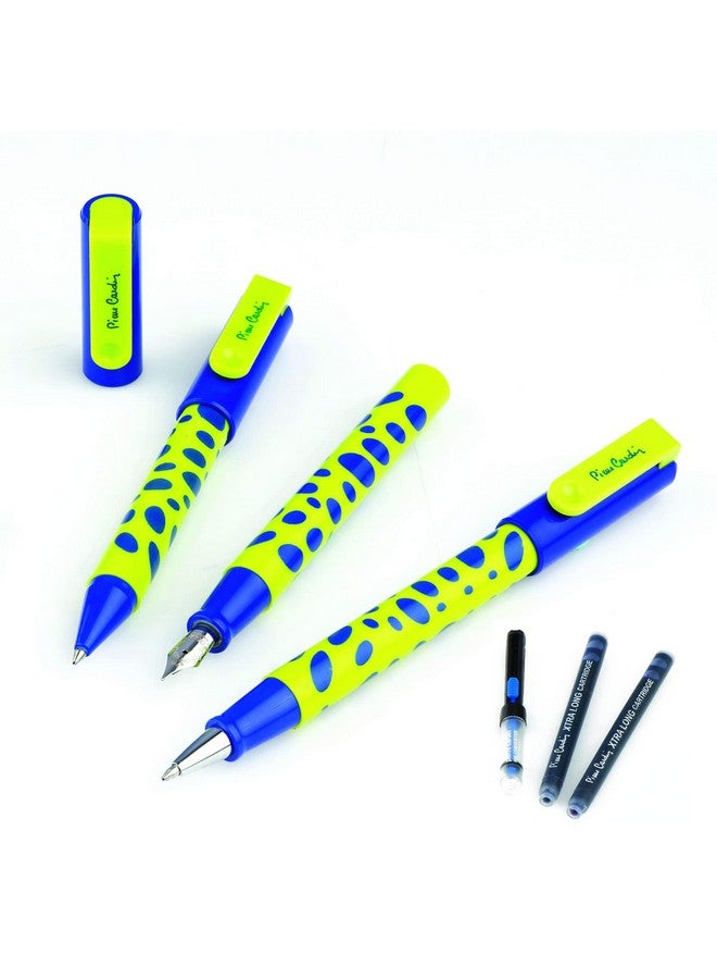 pierre cardin Evergreen Premium Gift Set | Pack Of Attractive Ball Pen, Roller Pen & Fountain Pen | Free Ink Cartridges & Converter | Ideal For Festive & Corporate Gifting - Image 5