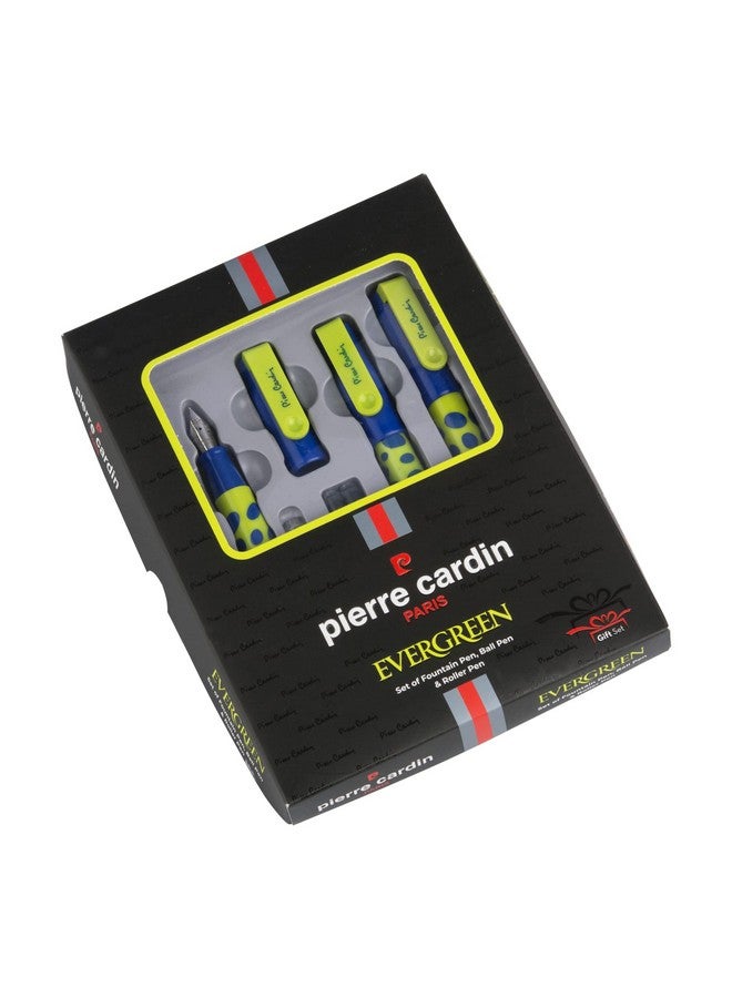 pierre cardin Evergreen Premium Gift Set | Pack Of Attractive Ball Pen, Roller Pen & Fountain Pen | Free Ink Cartridges & Converter | Ideal For Festive & Corporate Gifting - Image 4