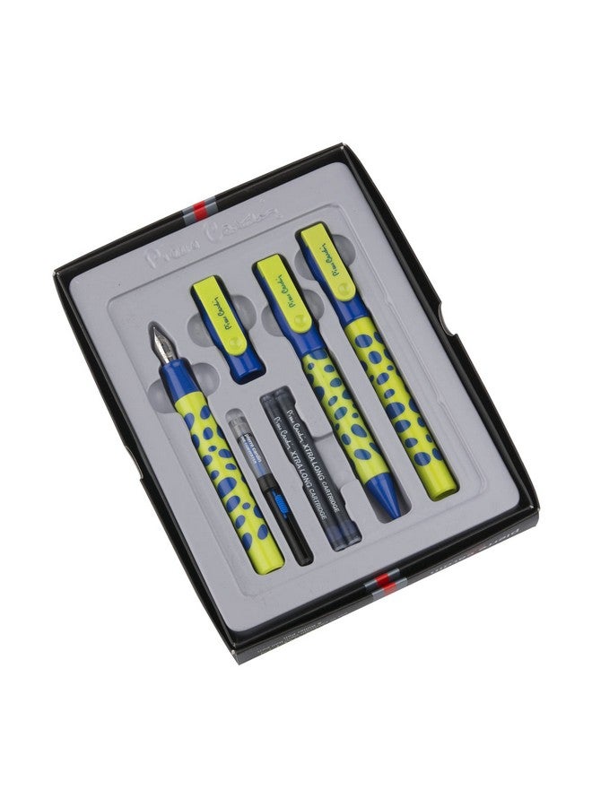 pierre cardin Evergreen Premium Gift Set | Pack Of Attractive Ball Pen, Roller Pen & Fountain Pen | Free Ink Cartridges & Converter | Ideal For Festive & Corporate Gifting - Image 3