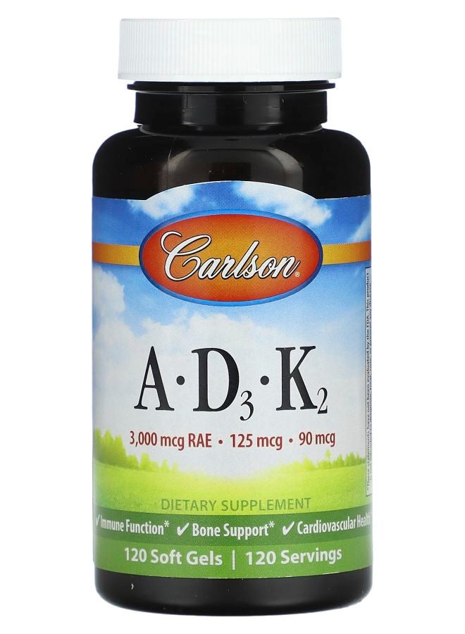 A D3 K2 120 Softgels