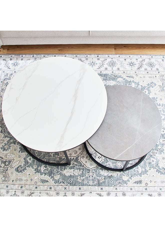 Home Box Marwell Sintered Stone Coffee Table - Set of 2  - Image 4