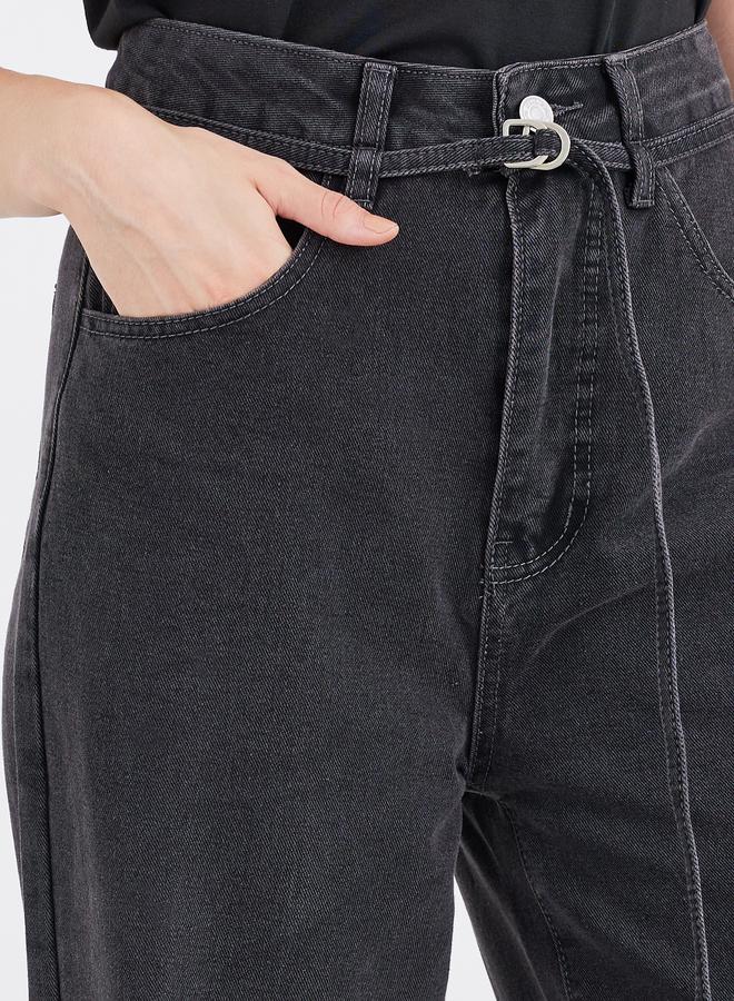 ستايلي جينز واسع الساق بخصر متوسط من ستايلي - Image 3