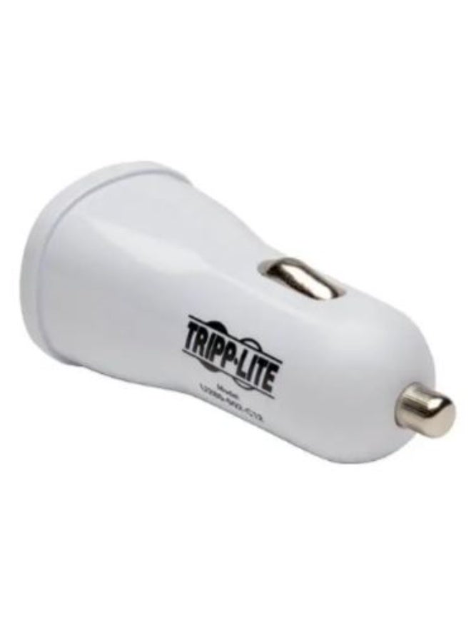 Tripp Lite Dual-Port USB Tablet / Phone Car Charger, 5V 3.1A / 15.5W - Image 1