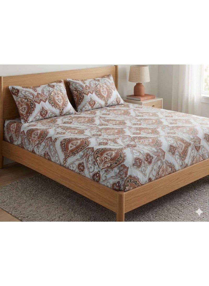 Printed Bedsheet King Size - Image 1