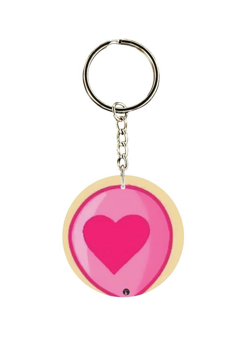 RKN Heart Printed Keychain