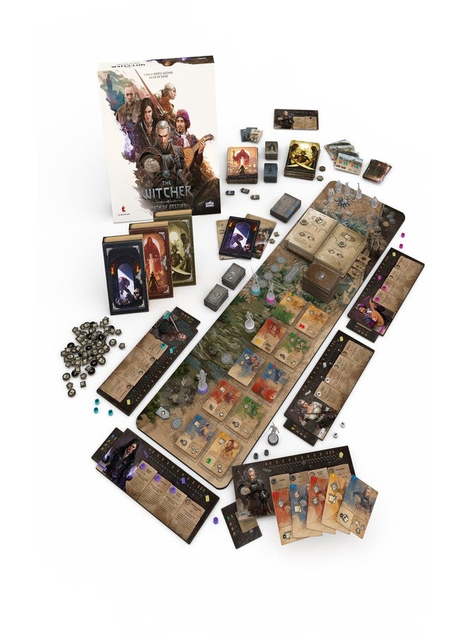 Rebel Go On Board | The Witcher Path of Destiny | Deluxe Edition | 1-5 Player Tableau-Building Card Game | Ages 14+ Game in English - Image 2