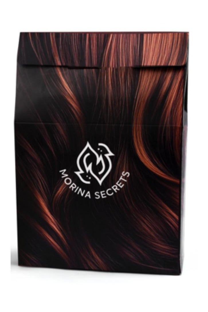 مورينا سيكرتس حنه فرد الشعر من الاعشاب +لون صبغه اسود +زيت حنه مجانا - 4 قطع. - Image 1