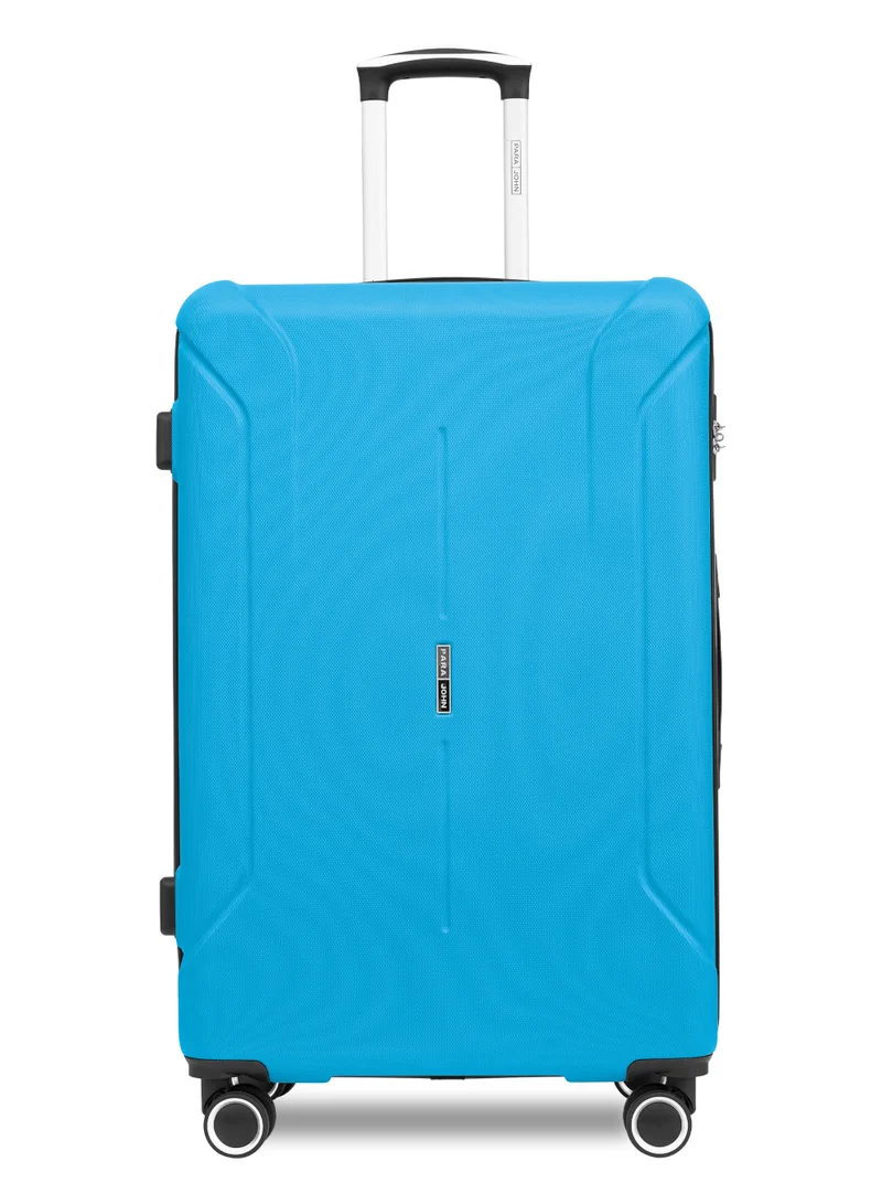 PARAJOHN Series Set of 2 Luggage | Lightweight Small 10KG & Large 30KG ABS 8 Wheels Trolley Hardsided Travel Suitcase -Blue