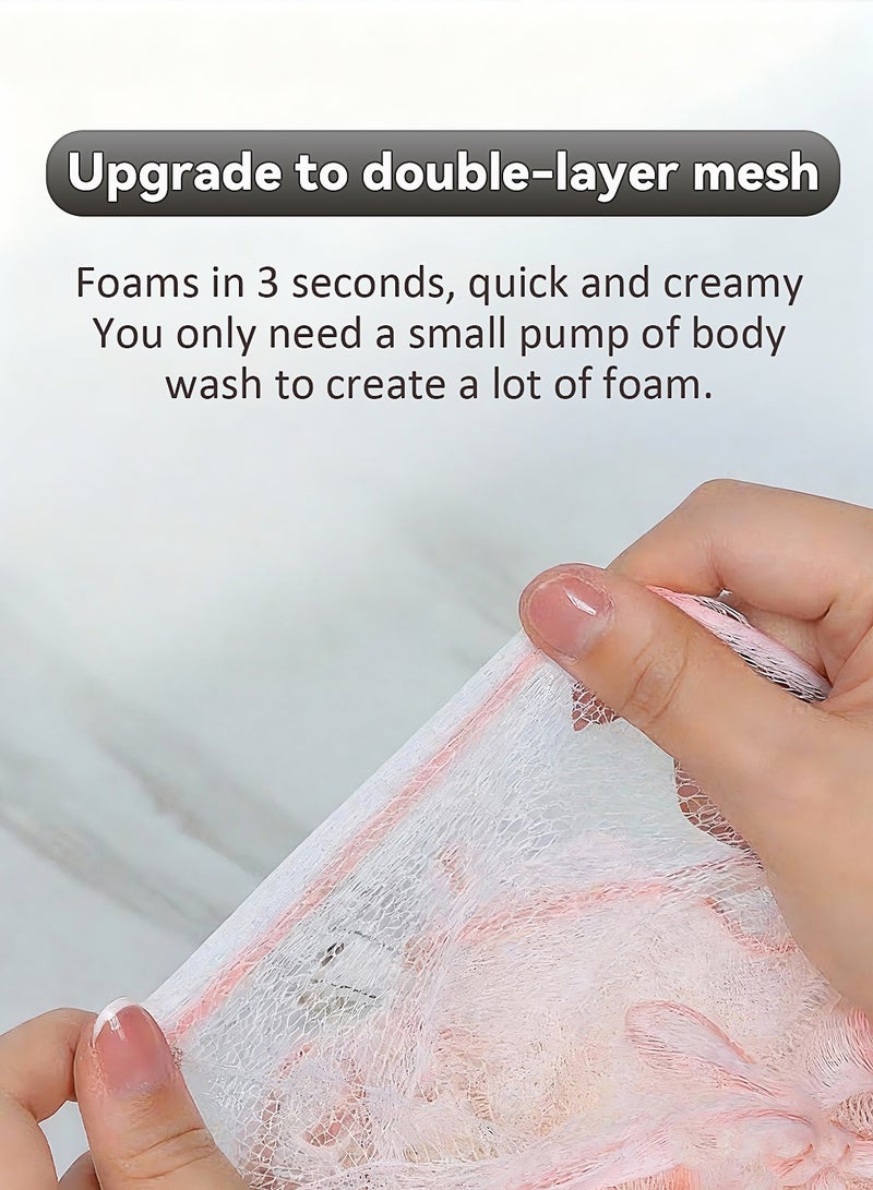 Five-Pack Exfoliating Bath Sponges - Image 3