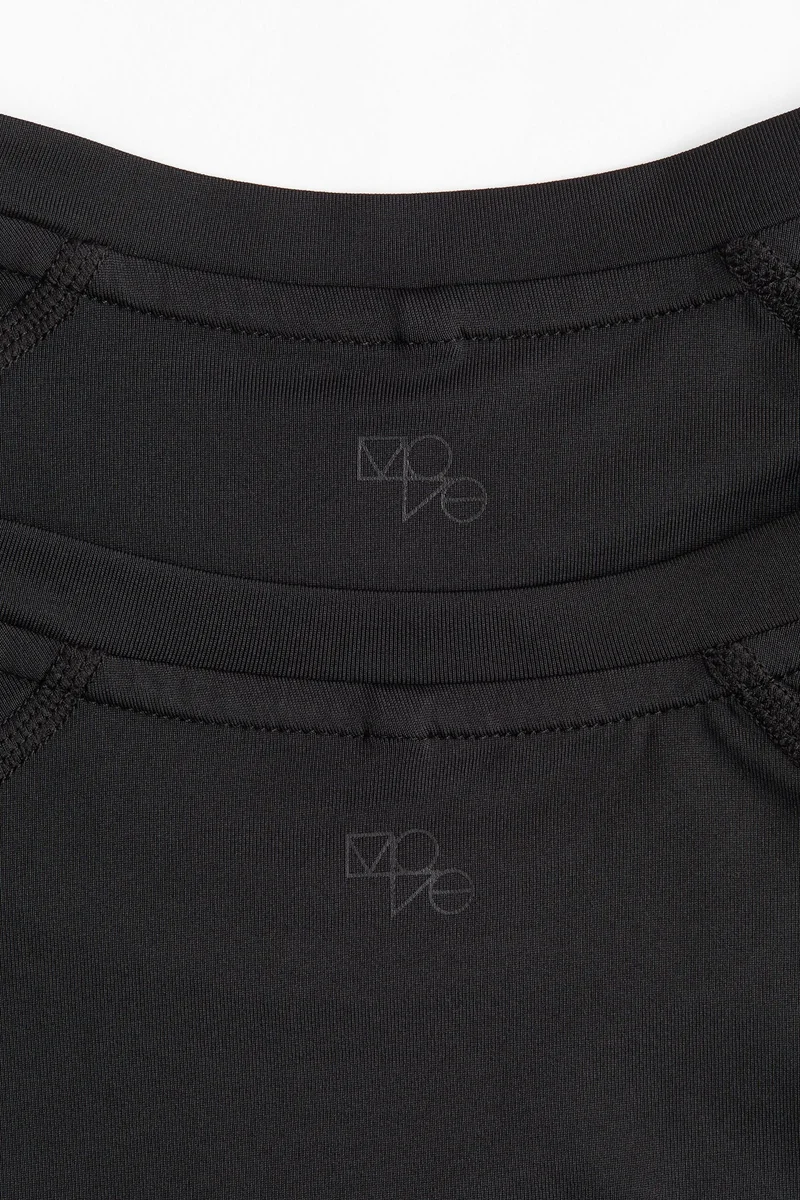 H&M 2-pack long-sleeved sports tops with DryMove™