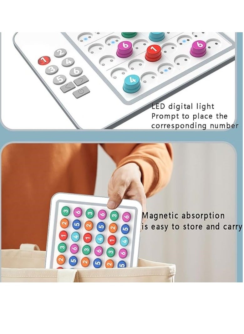 M MIAOYAN - Sudoku puzzle game toy, with more than 500 levels of questions and clear sound effects, supports automatic timer and reminder functions, learn while playing, and improve mathematical thinking ability! - Image 1