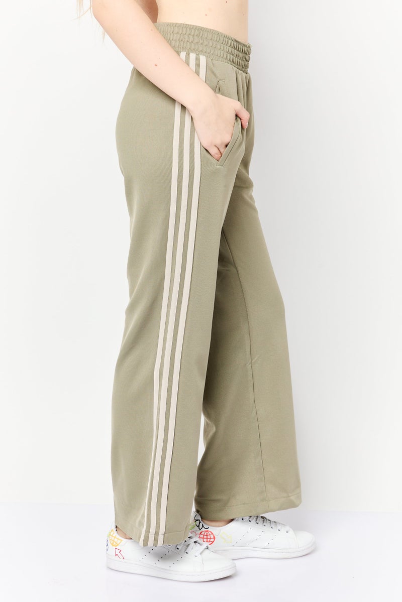adidas Originals Women Sportswear Fit Drawstring Training Track Pants, Olive  - Image 3