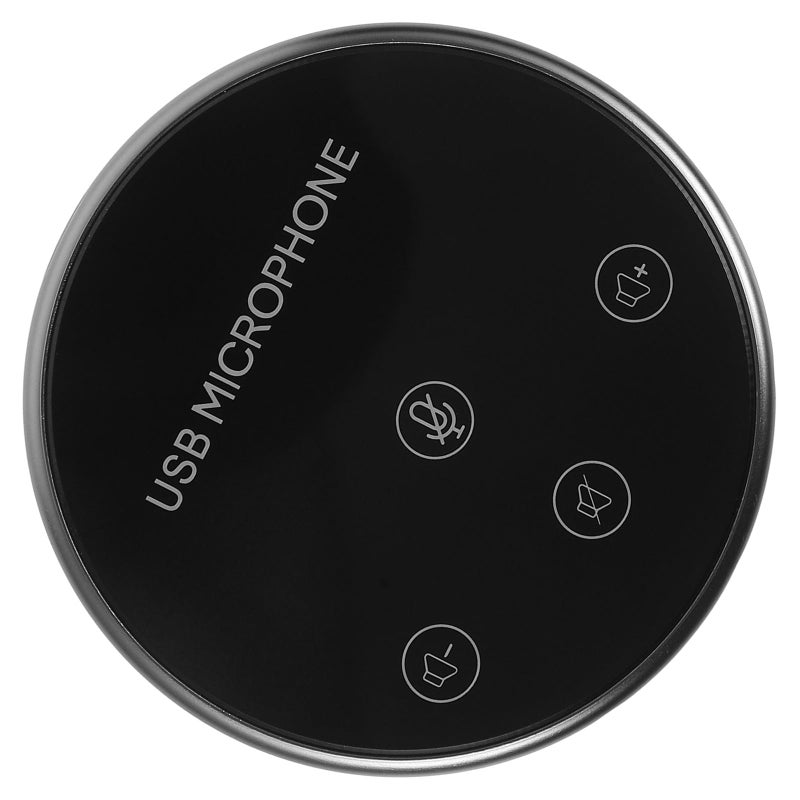 ميكروفون USB متعدد الاتجاهات للمؤتمرات والبث والألعاب باللون الأسود - Image 2