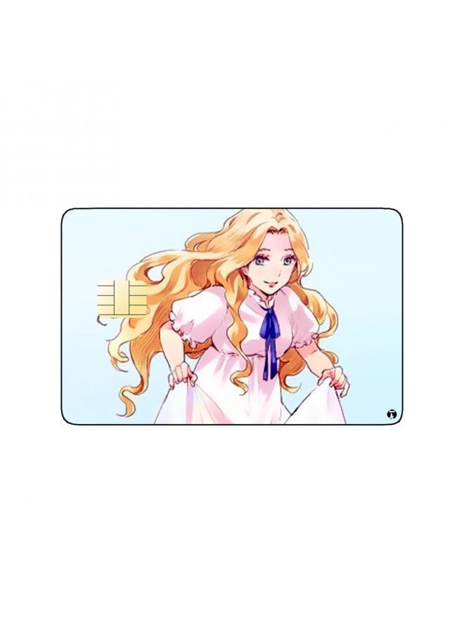 RKN PRINTED BANK CARD STICKER Marnie From When Marnie Was There Anime - Image 1