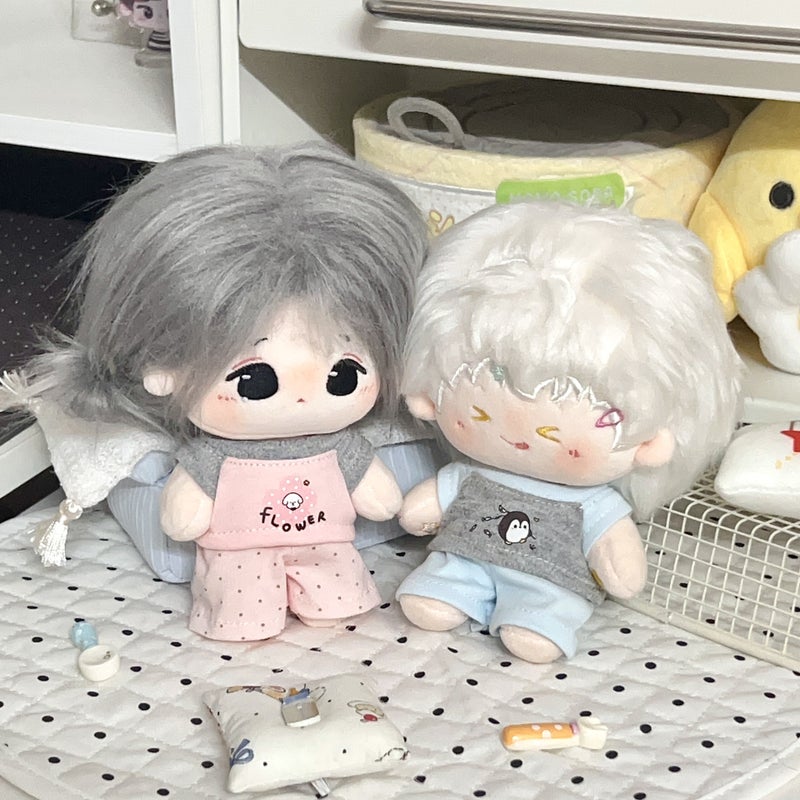 10cm Cotton Doll Sportswear Set, Cute Casual Two-Piece Doll Outfit - Image 2