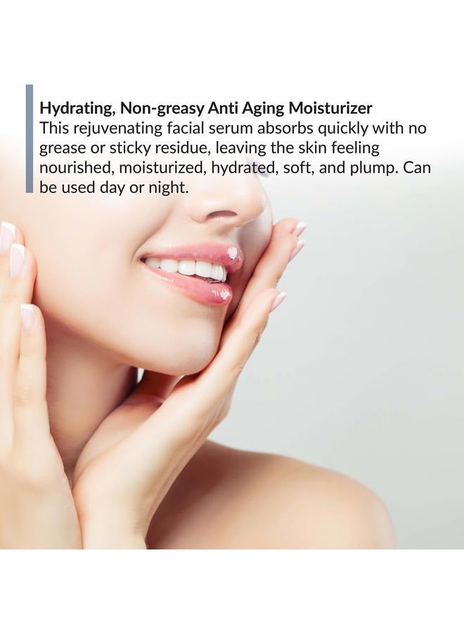 BioTrust Ageless Glow Anti Aging Moisturizer, Skin Brightening Serum with Vitamin C and Hyaluronic Acid, Plant-Based, Naturally Derived Facial Serum 1 fl oz. - Image 4