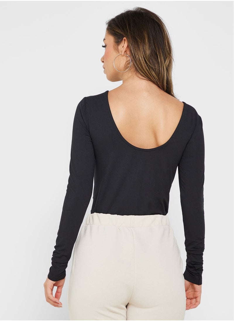 VERO MODA - High Leg Knitted Body - Image 1