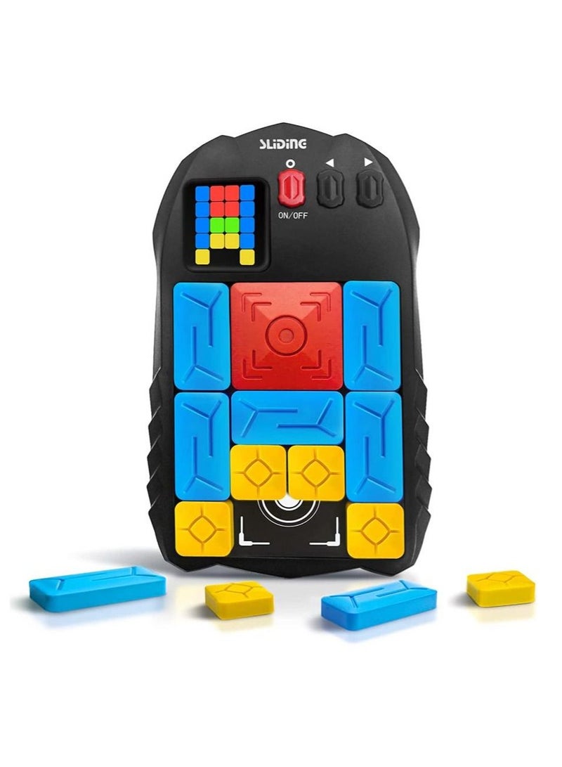 Super Slide Puzzles Brain Games, with 500+ Levels Electronic Handheld Game, Challenges Brain Teaser Puzzles, Learning & Education Travel Stem Toys for Kids and Adults  - Image 1