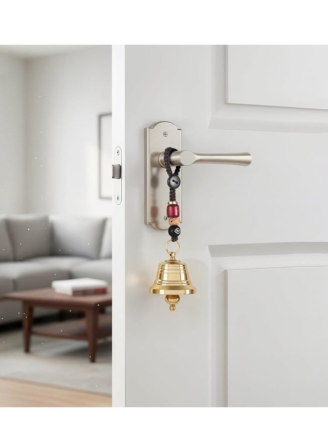 2Pcs Vintage Hanging Bell for Door Knob, Clear Ringing Sound, Home Garden Indoor Outdoor Decor - Image 5