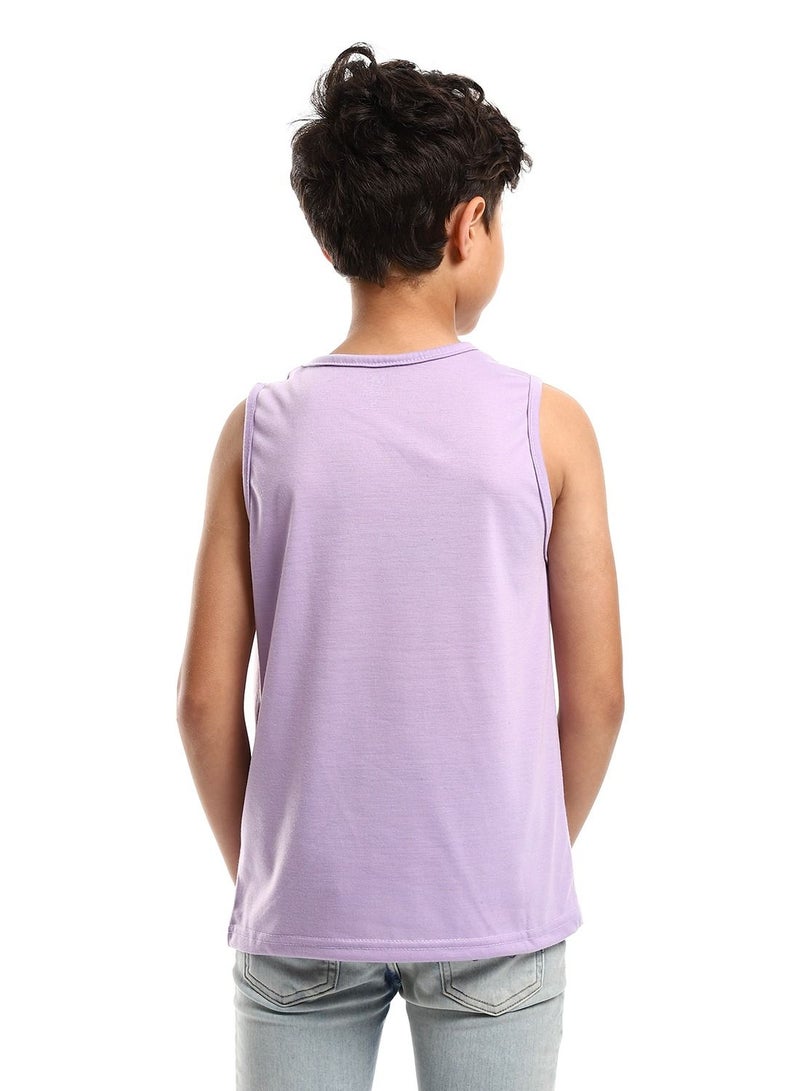 Caesar Boys Printed Sportive Tank Top  - Image 4