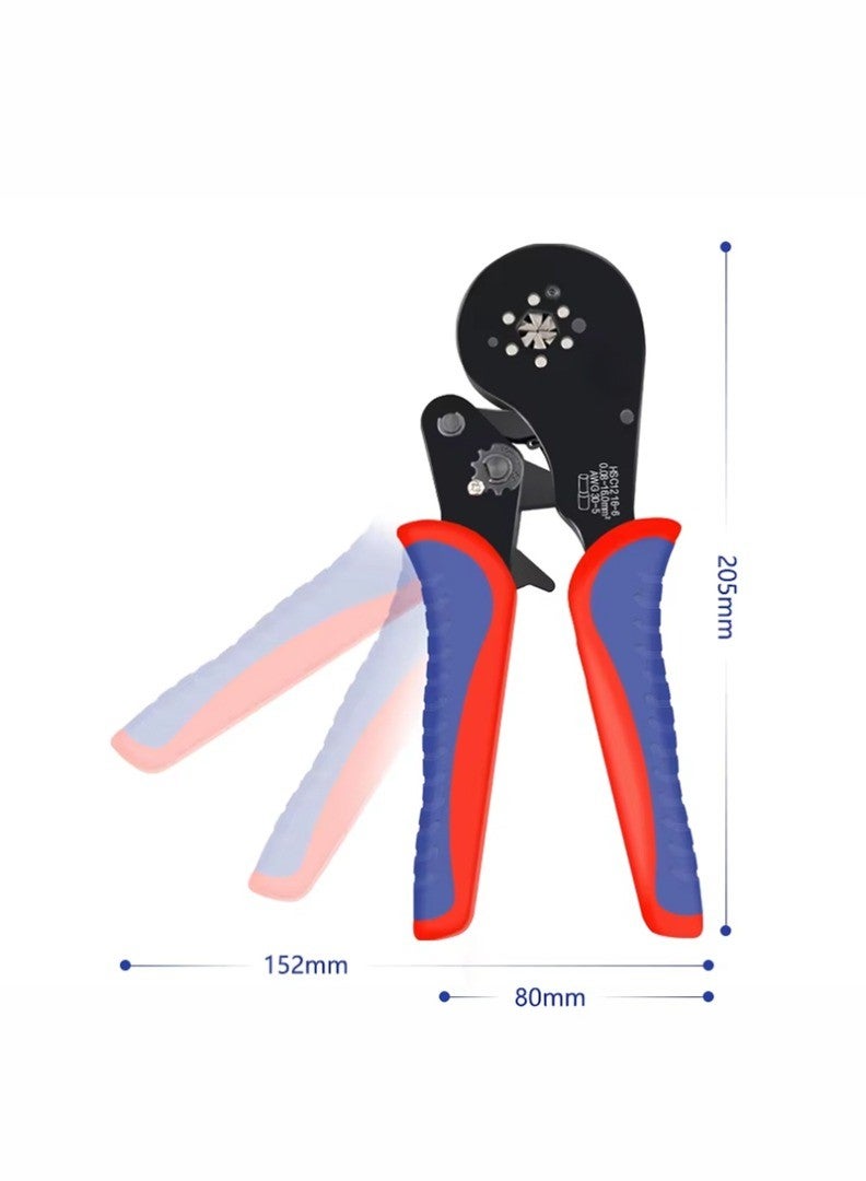 kashemano HSC8 16-6 Hexagon Crimping Plier 0.08-16mm² Hexagonal Ratcheting Ferrule Crimping Tool - Image 5