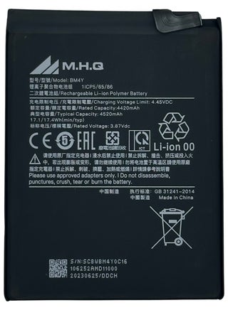 BM4Y Xiaomi Poco F3 (M2012K11AG) / Poco F3 Pro / Redmi K40 Pro (M2012K11C) Battery High Quality - pzsku/ZF9D8AF4CF715A0625321Z/45/_/1710714468/d20e77b0-725a-4deb-8172-1a360c481982