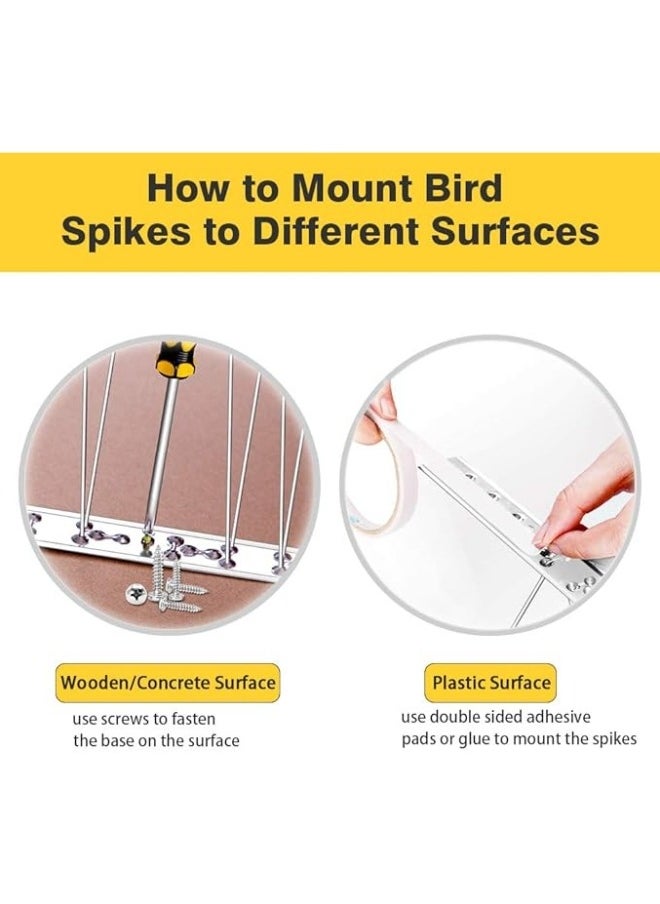 Generic Pack Of 12 Anti-bird nails stainless steel bird deterrent nails  - Image 5