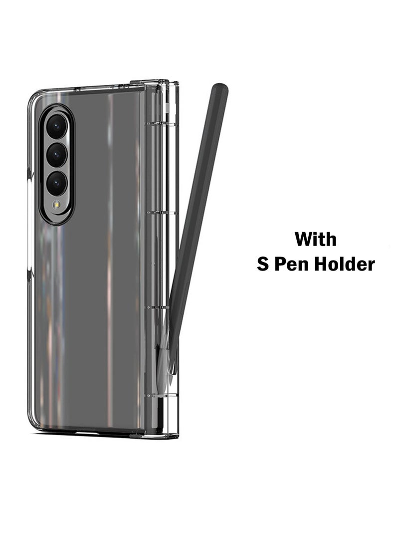 Protect Samsung Galaxy Z Fold 4 Case Ultra-Thin Hard TPU Premium Finish Anti-Scratch Full Protective Case Cover with S pen Slot  - Image 3