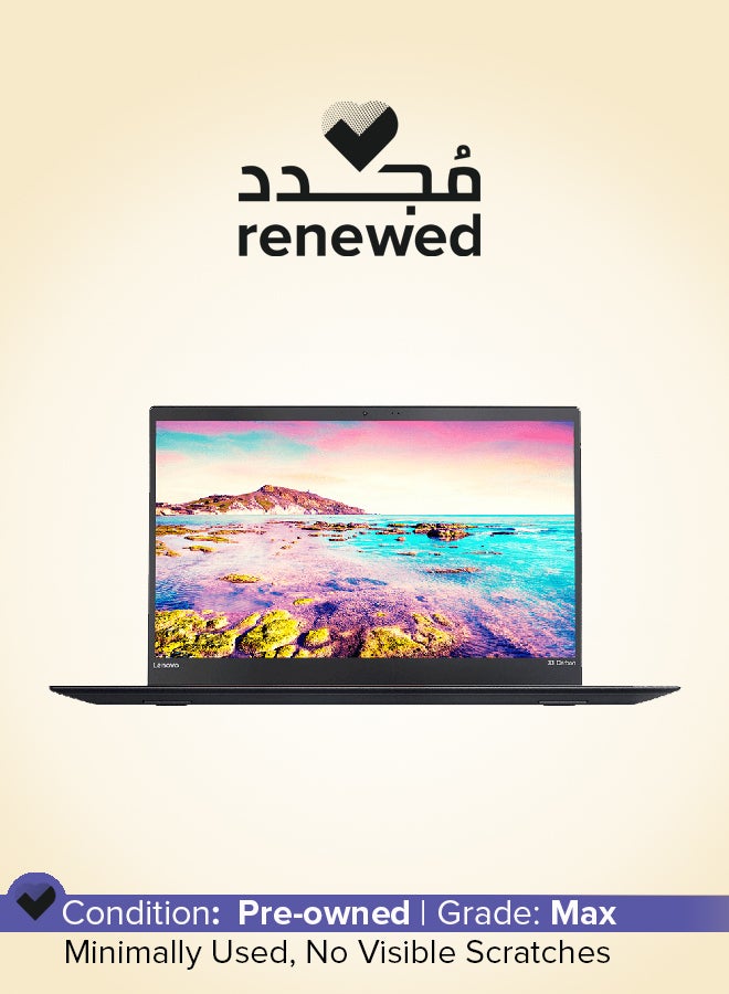 Lenovo Renewed - X1 Carbon With 14-Inch Full HD Display,Core i7/Dual Core/7th Gen/8GB RAM/256GB SSD/Windows 10/Intel HD Graphics English black