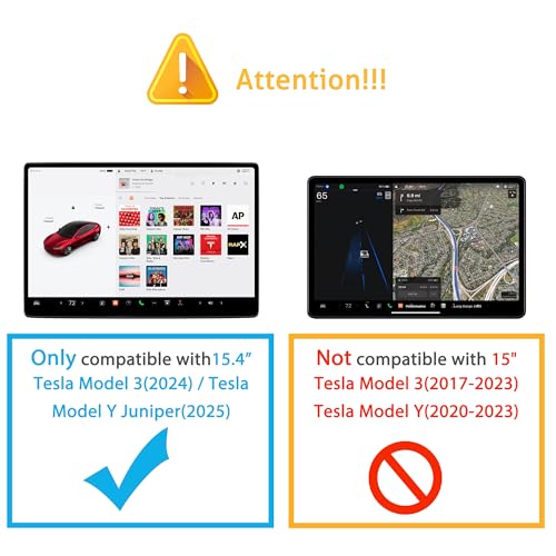 Ailun حماية شاشة زجاجية Ailun لتيسلا موديل Y Juniper 2025 / موديل 3 2024 Highland لوحدة التحكم المركزية شاشة اللمس [15.4 بوصة] مع أداة المحاذاة التلقائية + واقي شاشة صندوق الذراع [8 بوصة] - Image 2
