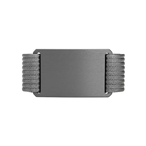 GRIP6 Gunmetal Belt: Durable Belts for Men & Women, Versatile Nylon Tactical Belt for Work, Golf, Casual & Outdoor Use - Image 2