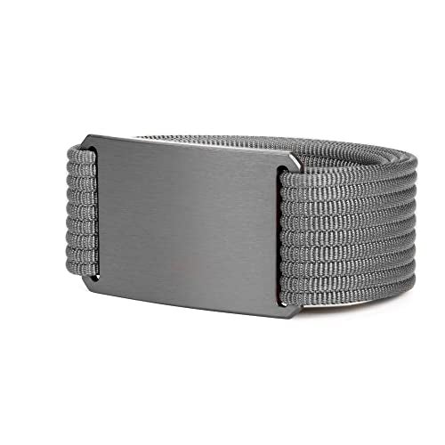 GRIP6 Gunmetal Belt: Durable Belts for Men & Women, Versatile Nylon Tactical Belt for Work, Golf, Casual & Outdoor Use - Image 3