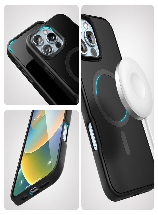 إنكاسد جراب ENCASED SlimShield لهاتف iPhone 16 Pro مع حامل بطاقات، (متوافق مع MagSafe) محفظة مغناطيسية قابلة للفصل وغطاء للهاتف - للرجال (أسود) - Image 5