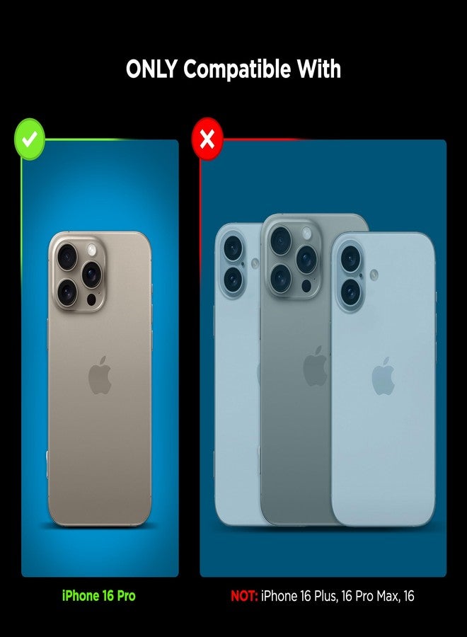 إنكاسد جراب ENCASED SlimShield لهاتف iPhone 16 Pro مع حامل بطاقات، (متوافق مع MagSafe) محفظة مغناطيسية قابلة للفصل وغطاء للهاتف - للرجال (أسود) - Image 2