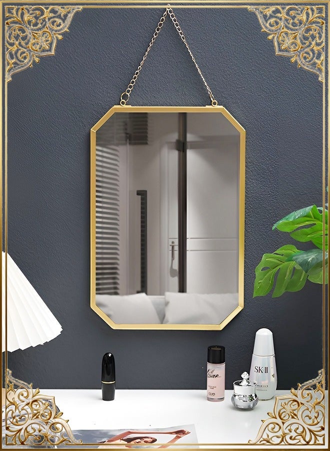 كيلا مرايا حائط مرايا تسريحه مرآة حمام مثبتة على الحائط من قطعة واحدة مرآة مكياج مرايا ديكور منزلي كبيرة الحجم (L) للمنزل السعودي - Image 1