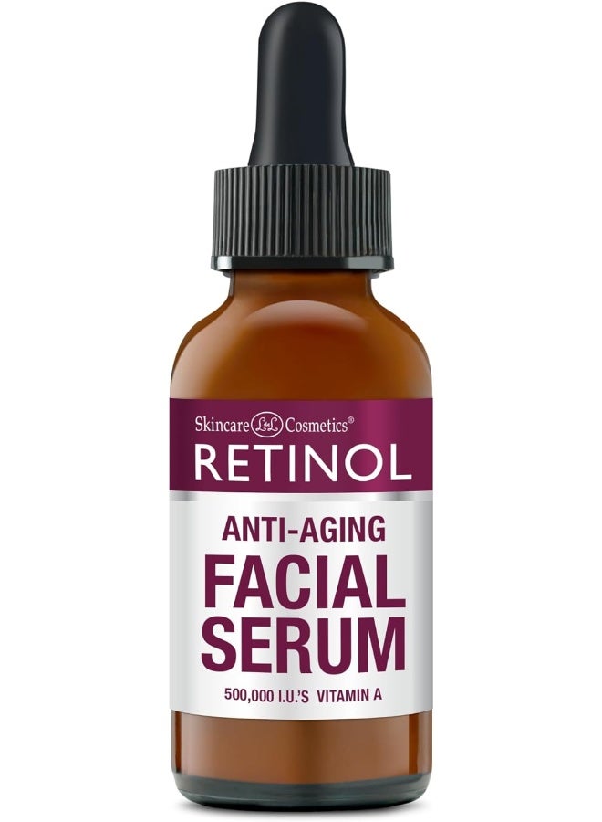 RETINOL Skincare LdeL Cosmetics Retinol Vitamin Enriched Anti-Wrinkle Facial Serum, 1 oz - Image 1