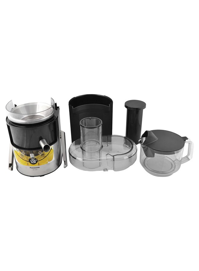 Panasonic Wide Tube Juicer MJ-DJ01 Silver/Black - Image 2