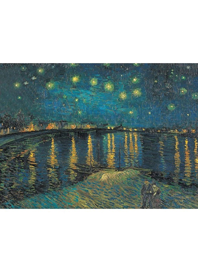 نيبمينينت لعبة تركيب صور مقطعة بتصميم لوحة "Starry Night Over the Rhone" للفنان فينسنت فان غوخ من 1000قطعة 50 x 75Ø³Ù†ØªÙŠÙ…ØªØ± - Image 2