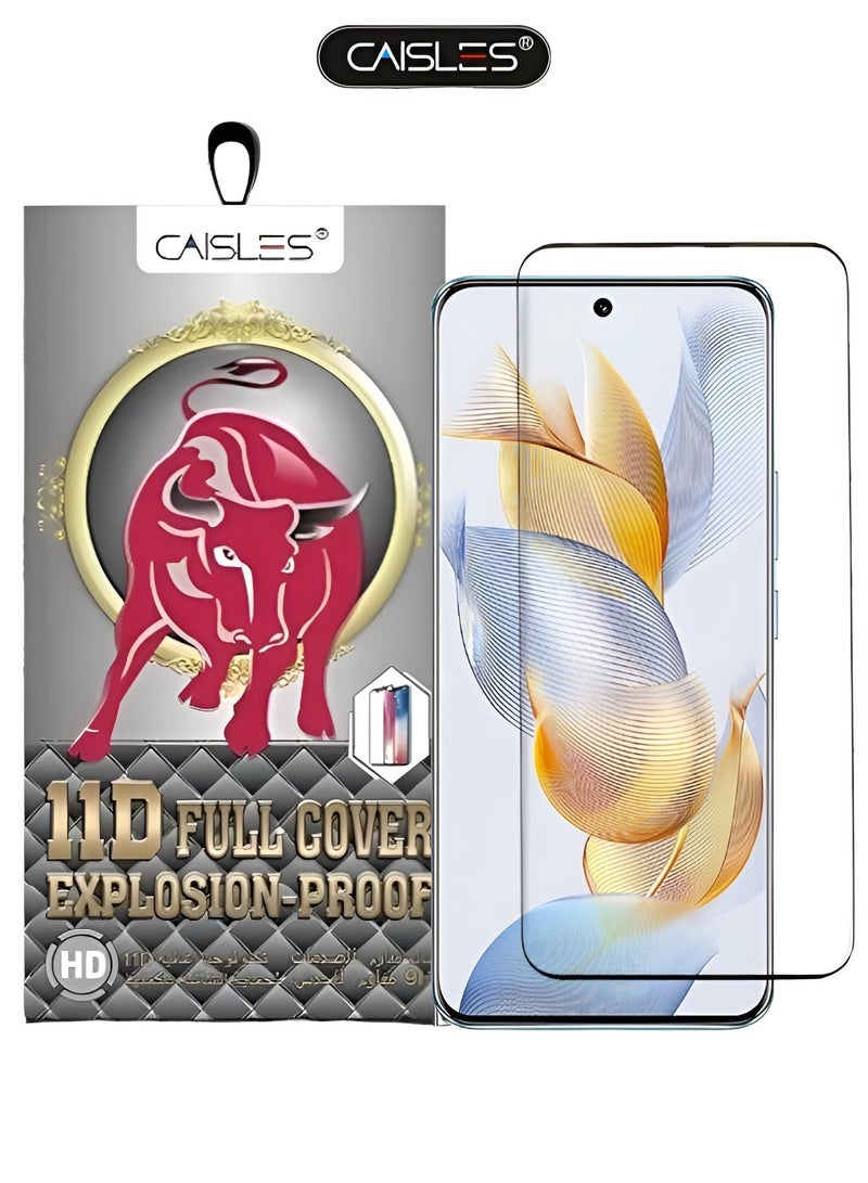 CAISLES Nano Screen Protector for HONOR 90, curved design, superior edge-to-edge protection with superior clarity and protection against drops and scratches - Image 1
