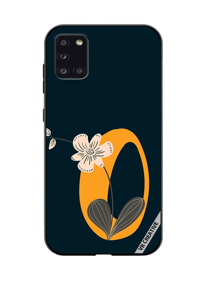 VR CREATIVE Protective Case Cover For Samsung Galaxy A31 Alphabet O Design Multicolour - Image 1