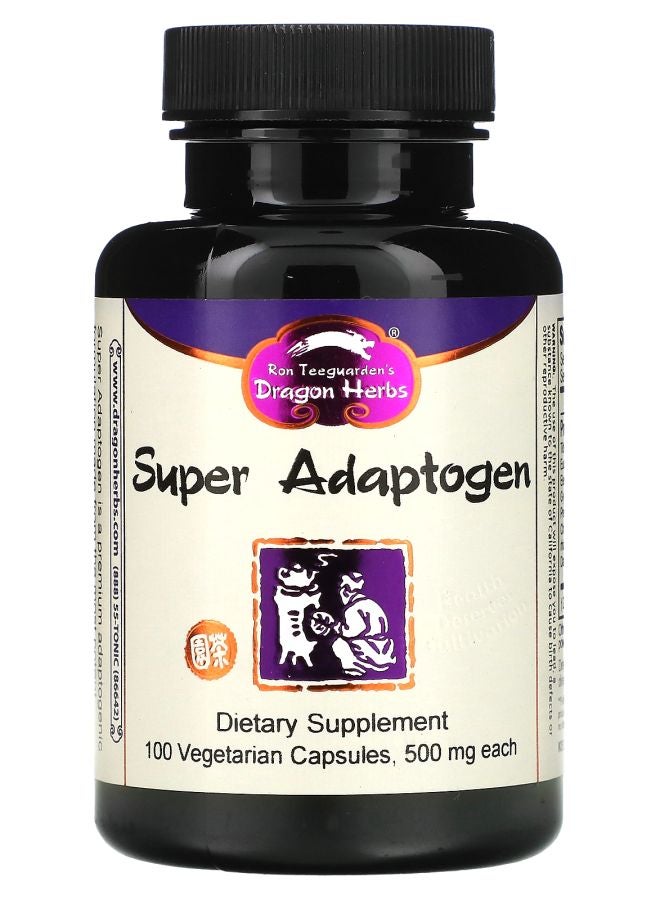 Super Adaptogen 500 mg 100 Vegetarian Capsules