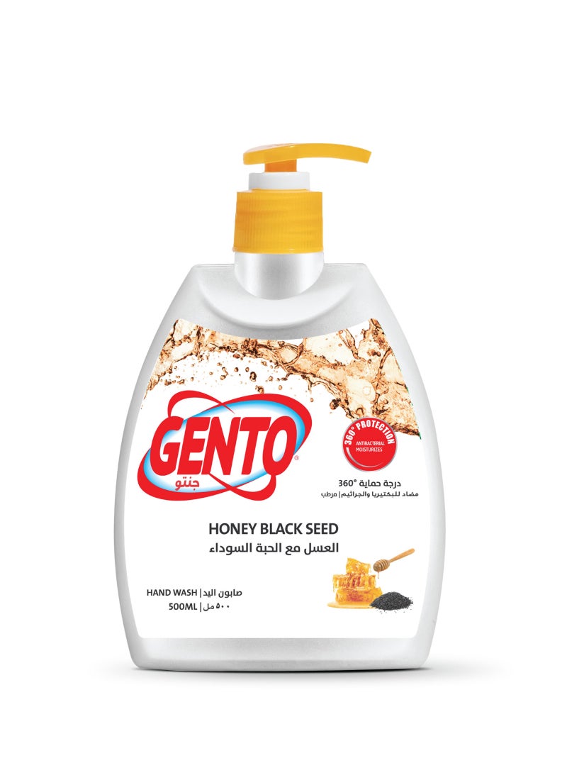 GENTO Handwash Honey Blackseed Orange 500ml