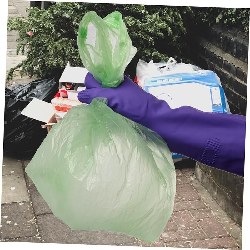 فاليكلود 100 قطعة أكياس قمامة قابلة للتحلل قوية ومتينة للتخلص من نفايات المنزل - Image 5